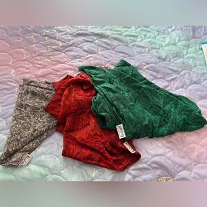 3 Schaefer Wild Rags + 2 free others